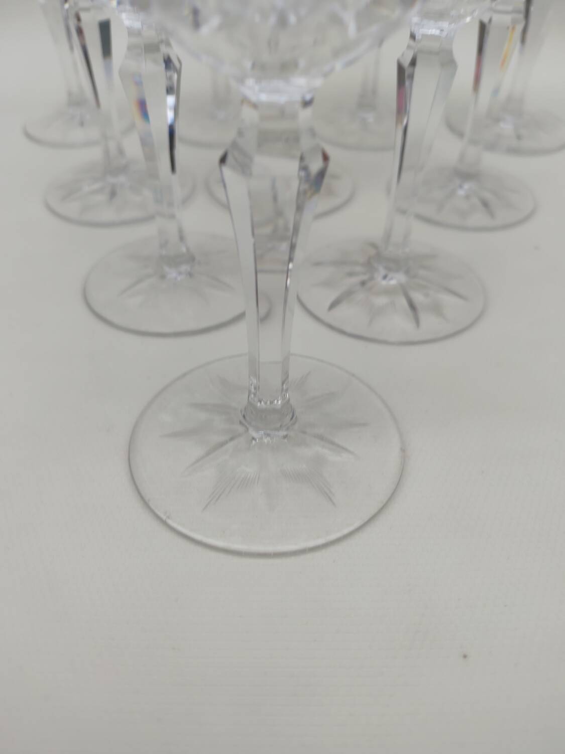 10 Villeroy and Boch crystal glasses, Parzival model.