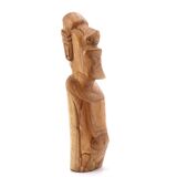 Moai wooden paperweight, 70s