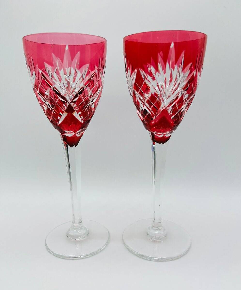 Vintage wine glasses, 1950s, set of 4