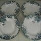 4 Moulin Loups Marie Louise french soup plates