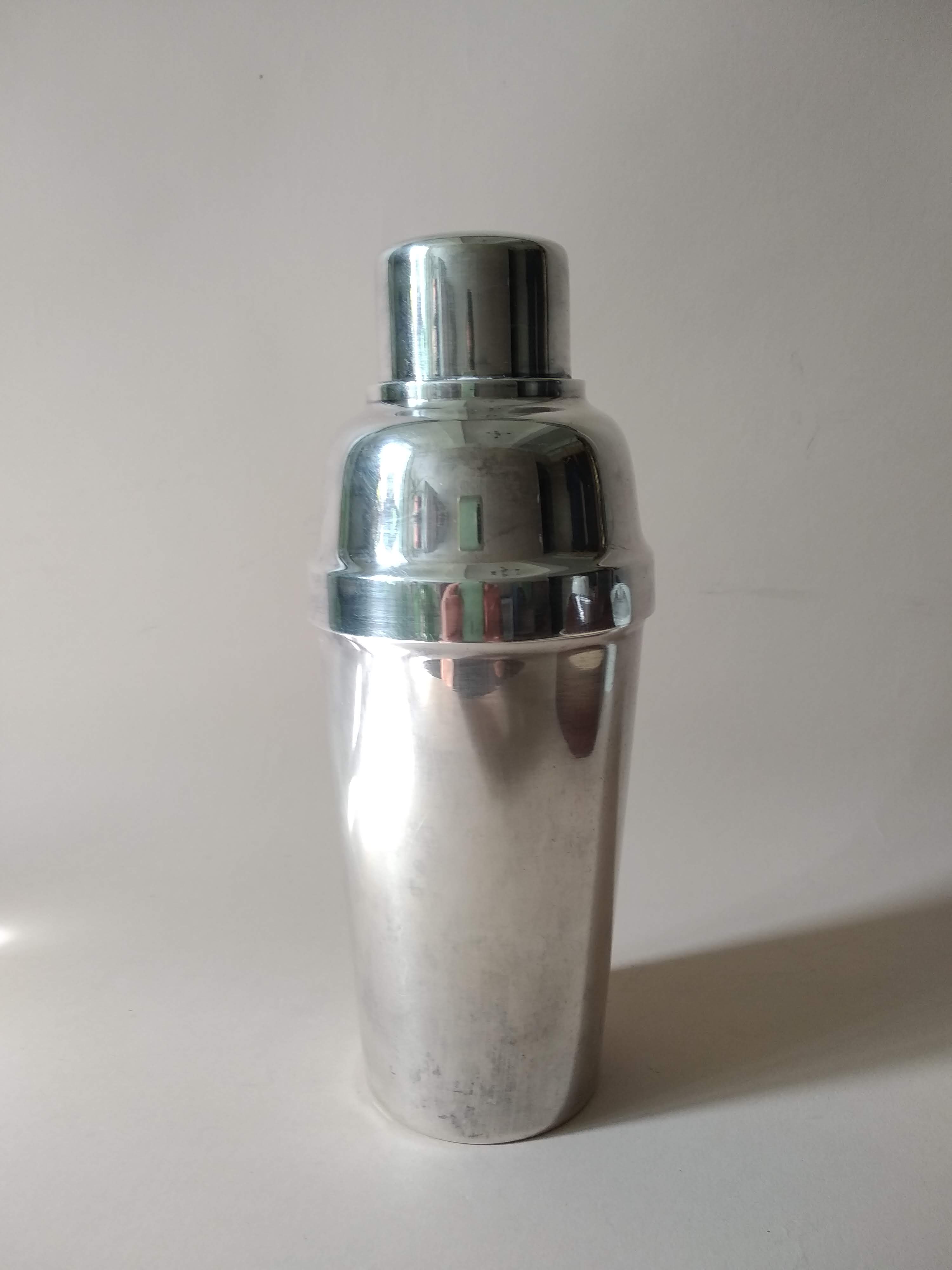 shaker silver metal vintage ercuis
