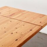 Scandinavian Drop-leaf Pine Shaker Dining Table 1960s