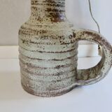 Jaan mobach, utrecht netherlands, large ceramic floor lamp 1960s