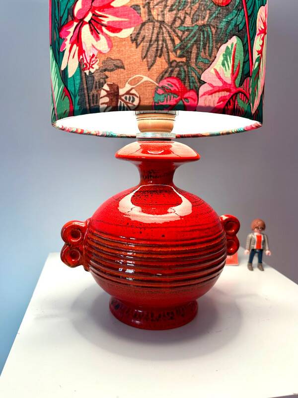 Lampe en céramique Ruscha de Goebel, restaurée