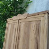 Natural wood cabinet, linen