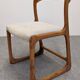 Set of 4 Baumann sled chairs, France circa 1970.