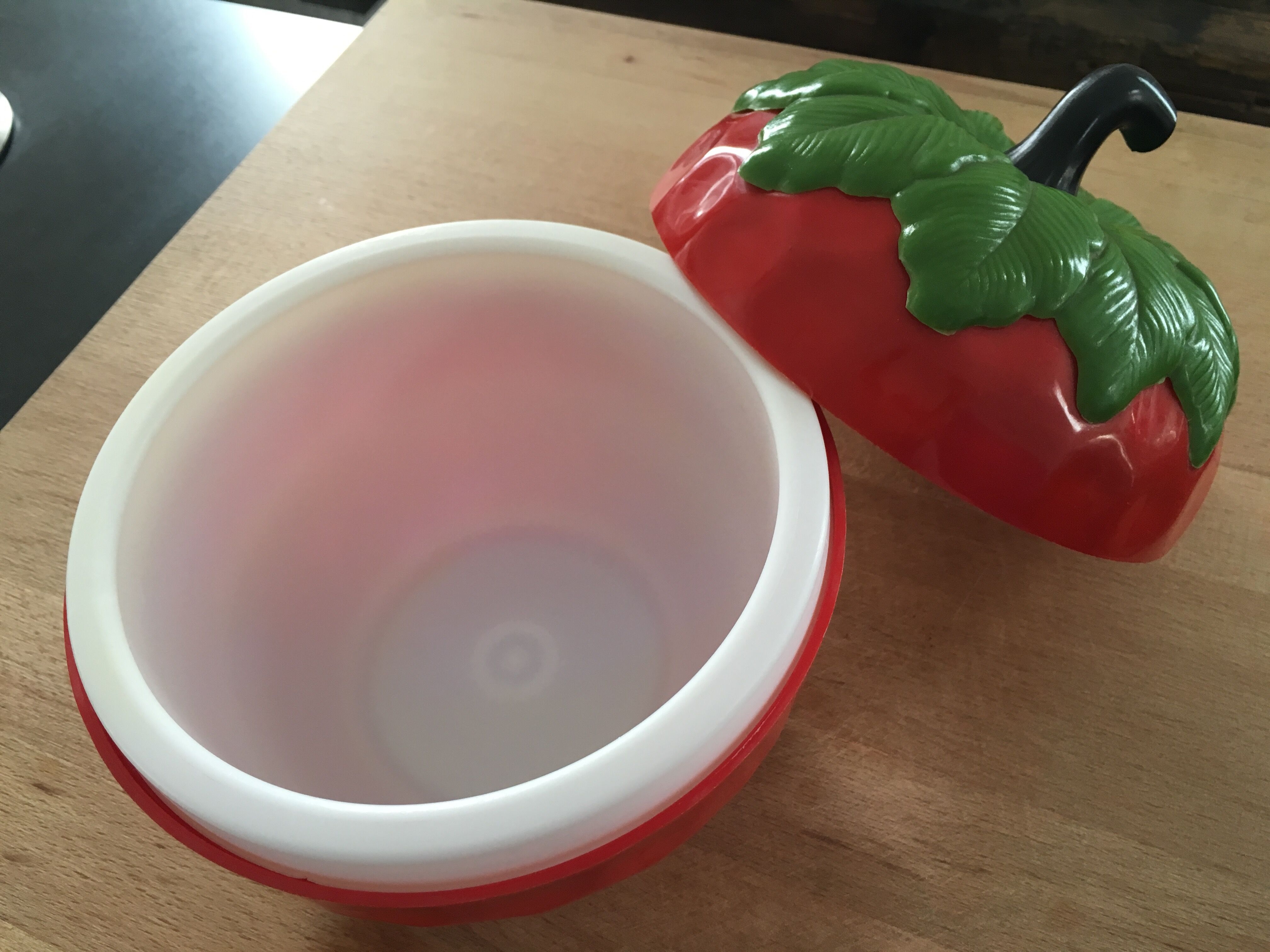 Strawberry vintage ice bucket