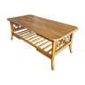 Table basse rectangulaire en rotin
