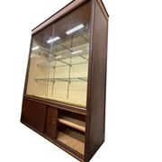 Vitrine en bois vintage / buffet / armoire murale