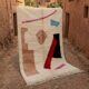 Moroccan wool rug