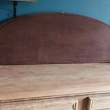 Art Deco mirror Beveled carved wood frame size