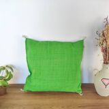 Sabra green Moroccan cushion