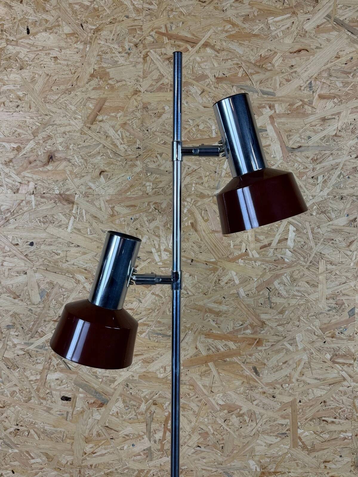 1960s 1970s Floor Lamp in Metal Space Age Design Mid Century