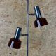1960s 1970s Floor Lamp in Metal Space Age Design Mid Century
