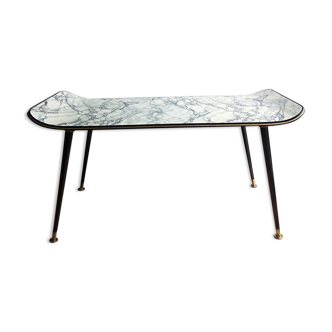 "False marble" coffee table from the 1960s