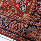 Handmade antique Persian Kashan rug 136cm x 201cm, 1910s