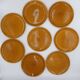 Service esterel 8 ceramic plates salins graphic honey color