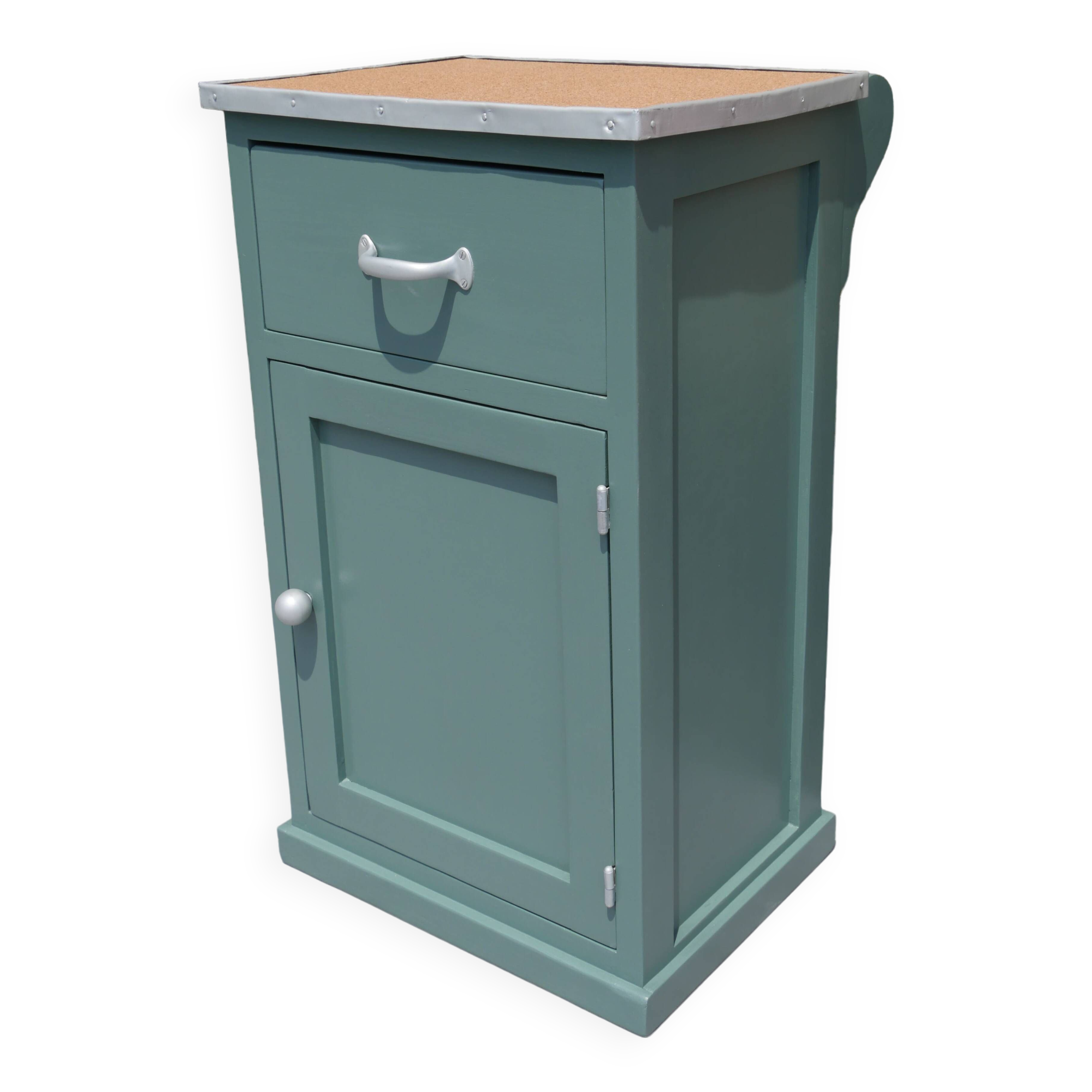 Side table, jam cupboard, Parisian green