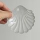 Pair of silver shell bowls