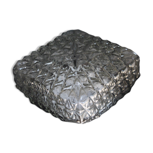 Plafonnier carrée verre