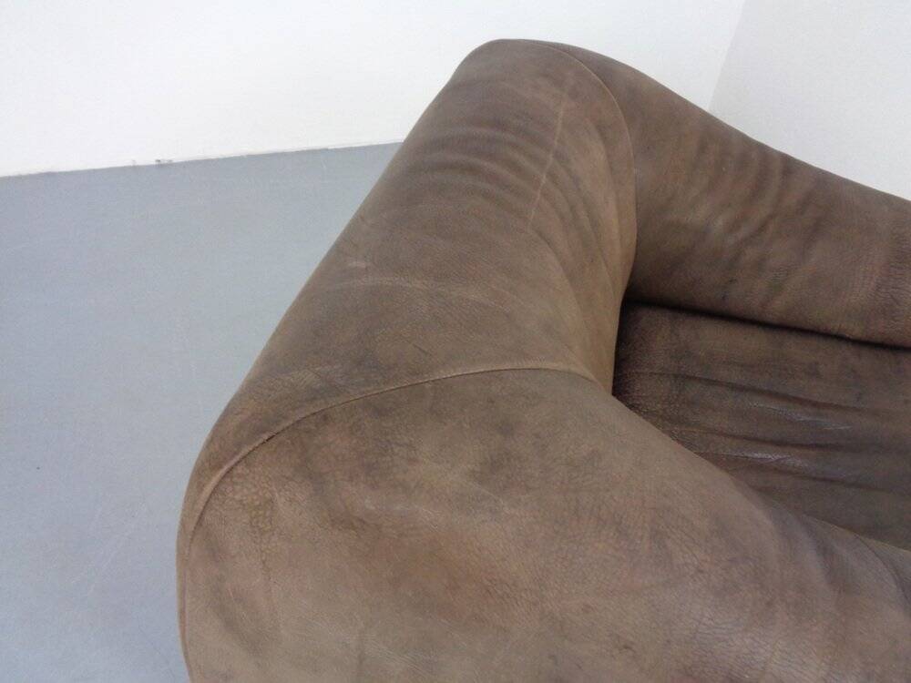 Buffalo Chair in leather by De Sede, 1970s