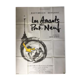 Cinema poster "The Lovers of the Bridge Nine" Leos Carax 120x160cm