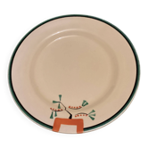 Assiette art déco