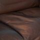 Stouby Møbelfabrik, 3-seater mid-century style sofa in brown leather, made in the 1970s.
