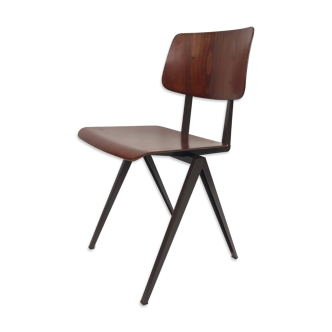 Vintage industrial chair Galvanitas S16 Pagholz Netherlands 60's