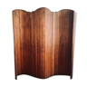 Vintage wooden folding screen