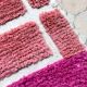 Beautiful handmade pink rug 200cm x 300cm