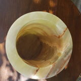 Onyx cylindrical vase