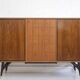 Buffet scandinave en hêtre et teck de Tabergs Mobler