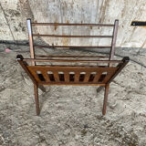 Scandinavian Folding Magazine Rack CEES BRAAKMAN for Pastoe Wood 1960s