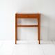Scandinavian Vintage Teak Nightstand with Shelf