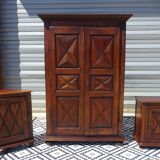 Louis XIII style corner cupboard