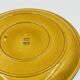Vintage speckled yellow Palma plate Boch La Louvière