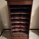 Oak filing cabinet 1950