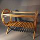 Table basse rotin et bambou Vintage.