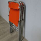 Set of 3 folding chairs "souvignet year 60