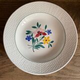 Lot of 6 hollow plates Sarreguemines
