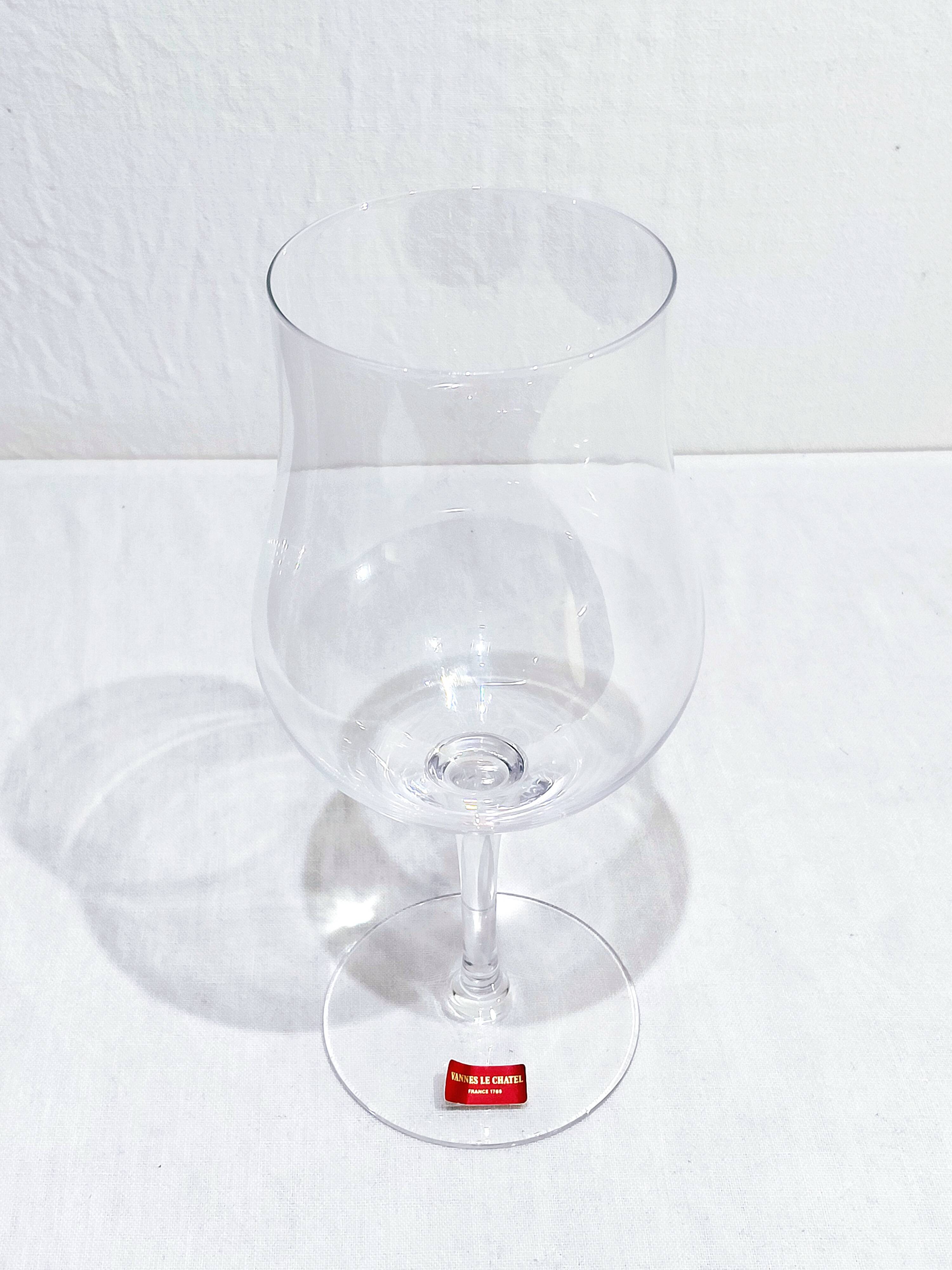 Vannes Le Châtel - 6 Crystal Glasses