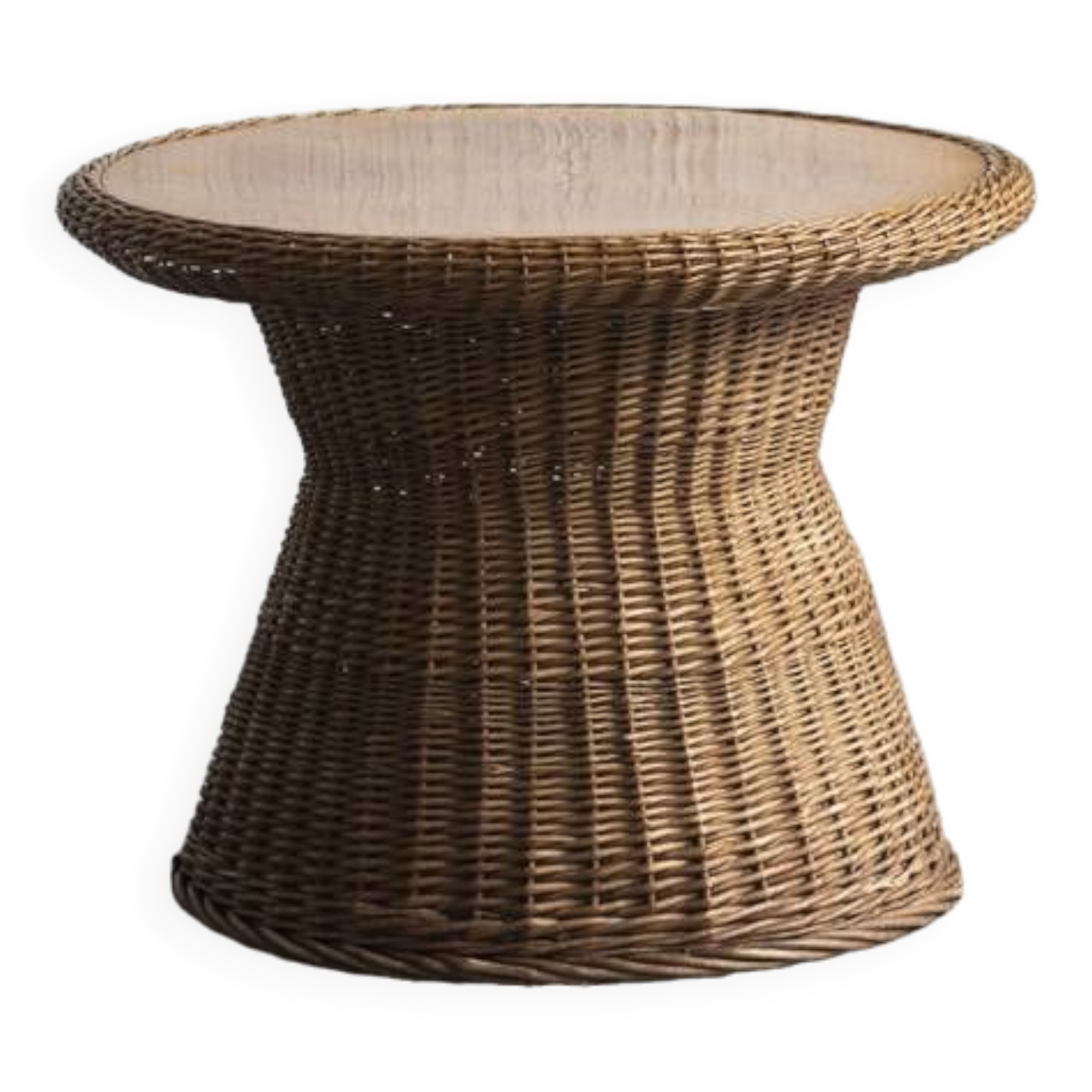 Side table, rattan, 1960s