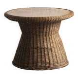 Side table, rattan, 1960s