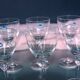 Daum crystal wine glasses, Bolero model 14 cm.