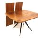Table de salle à manger scandinave en teck, Suède, 1950