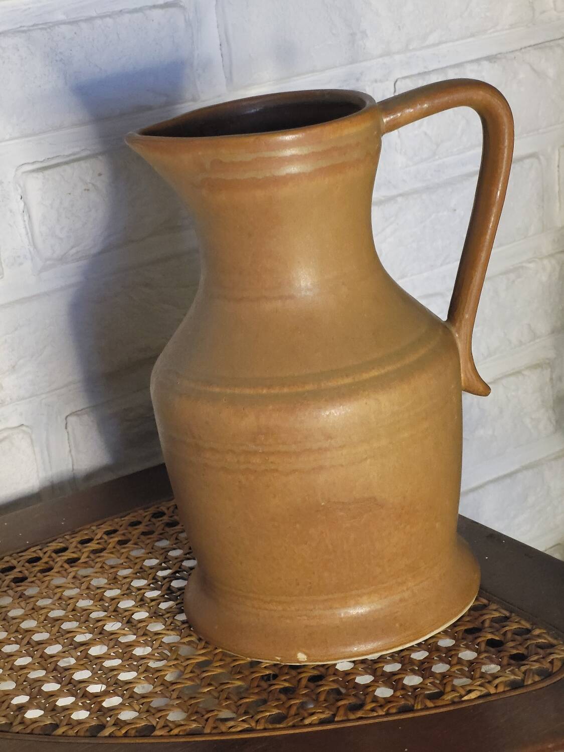 Stoneware pitcher