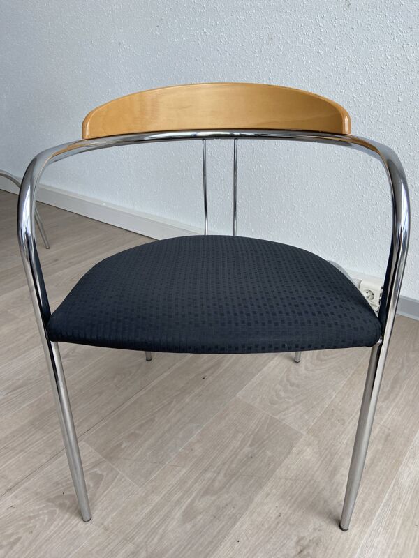 Paire de chaises gondole design