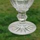 Saint Louis White wine glass or port Crystal cut Trianon circa 1840