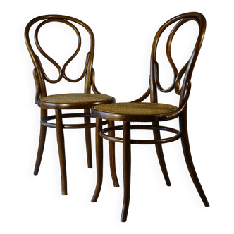 2 chaises bistrot fischel omega n°20- 1915 -